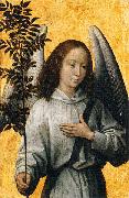 Angel with an olive branch Hans Memling